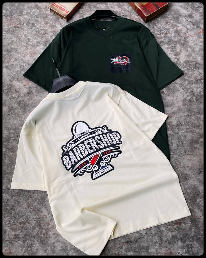 Bold Print Oversized Graphic T-Shirt