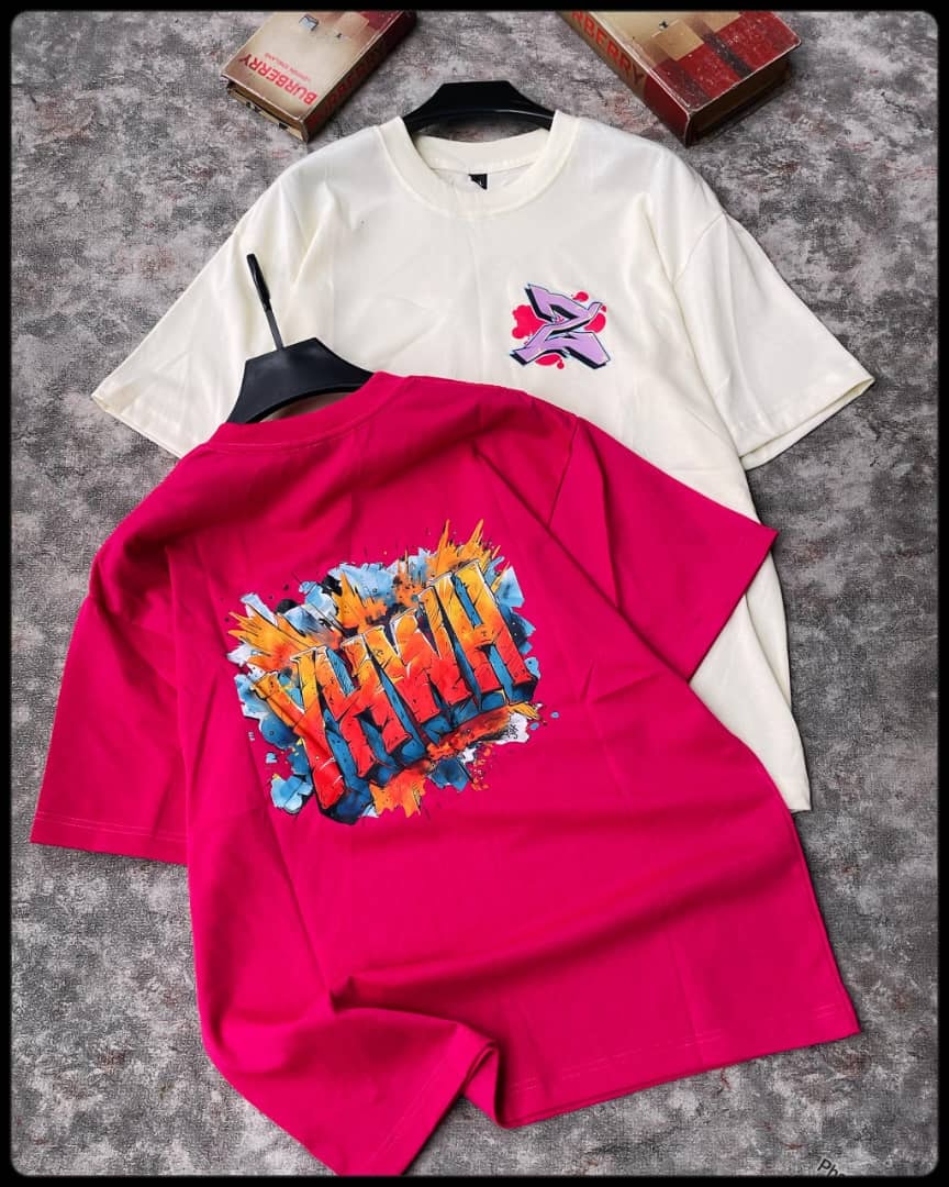 3D Graffiti Print Streetwear Tee