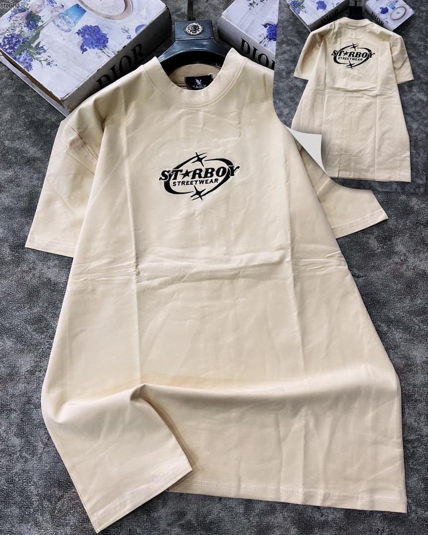 Starboy Streetwear t-shirt in cream.