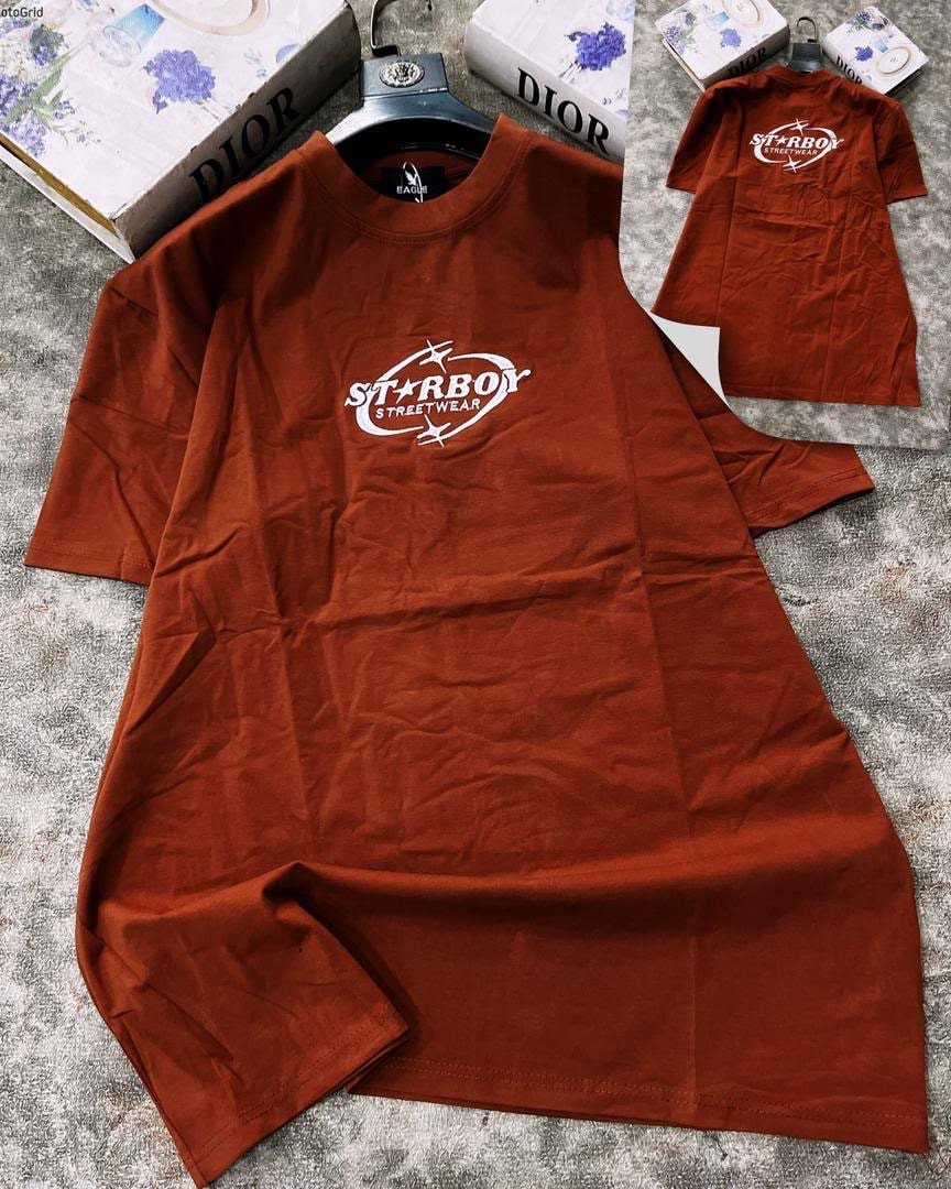 Starboy Streetwear t-shirt in brown.