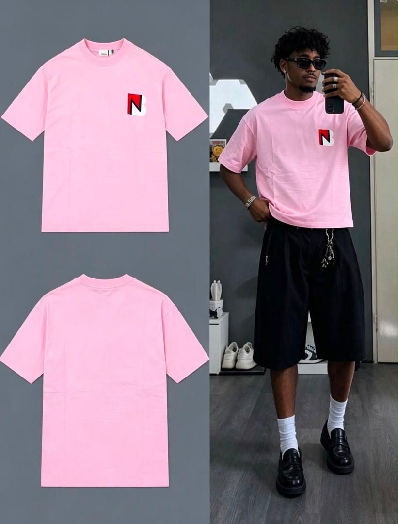 White Chicago graphic t-shirt with hands print shown in front and back flat lays plus model view.